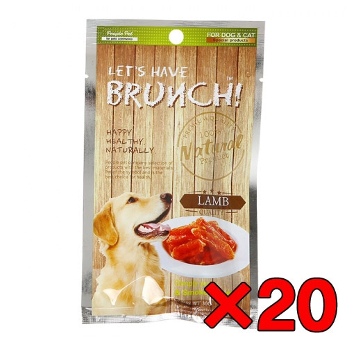 20개 피플펫 브런치 사사미 30g 강아지양고기